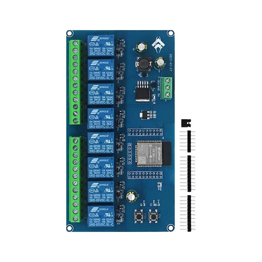 ESP32 WIFI Bluetooth BLE 8 Channel Relay Module ESP32-WROOM Development Board DC5-30V Power Supply