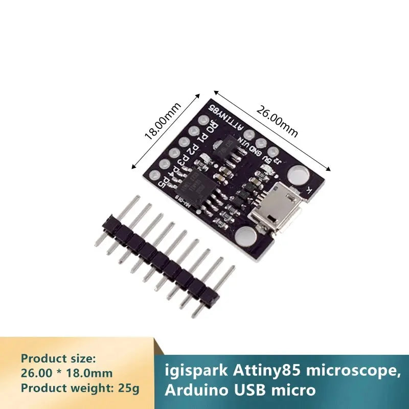 Mini ATTINY85 Micro USB Microcontroller Development Board Read