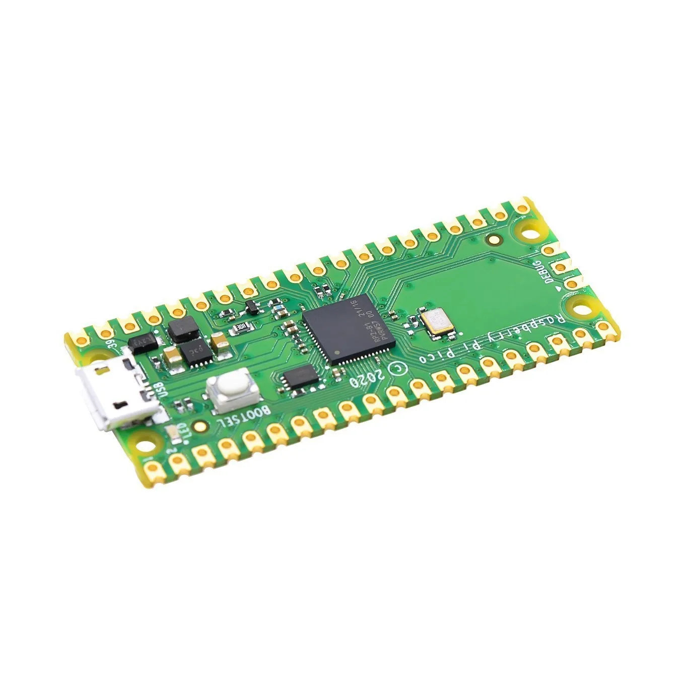 Official Raspberry Pi Pico Board RP2040 Dual-Core 264KB ARM Low-Power Microcomputers High-Performance Cortex-M0+ Processor
