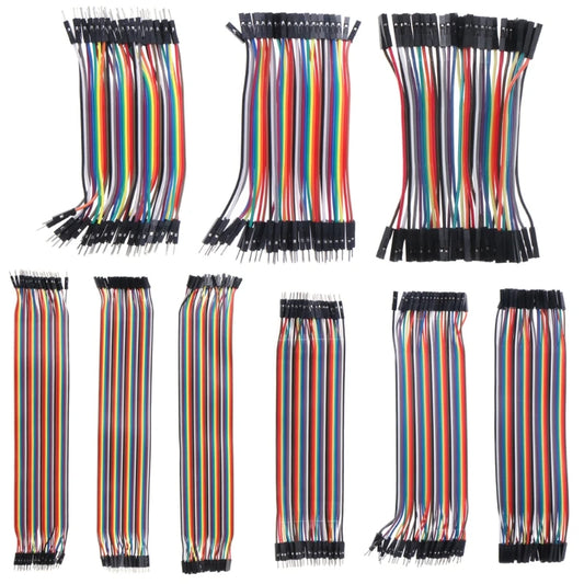 40Pcs Cables M-F/M-M/F-F Jumper Breadboard Wire Colorful GPIO Ribbon for DIY Kit