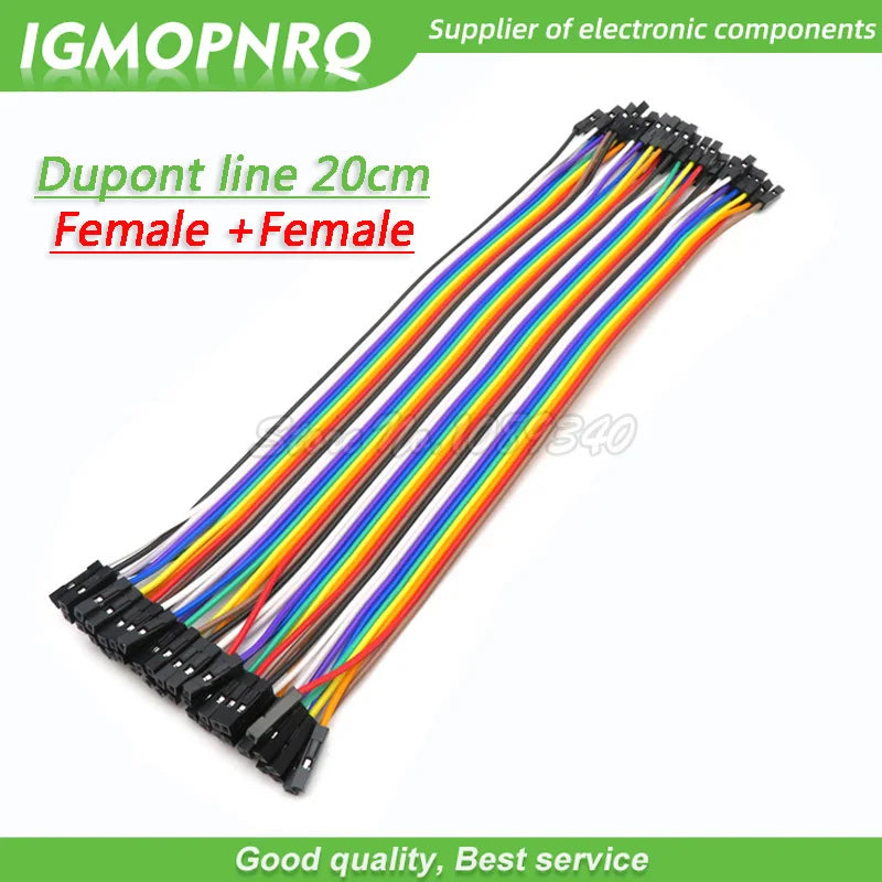 40 / 120pcs 40PIN 20CM Dupont Line Male to Male + Female  and Female to Female Jumper Dupont Wire Cable For Arduino DIY KIT