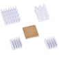 5pcs/set For Raspberry Pi Heatsink Kit Copper Aluminum Heatsink Cooling Cooler For Raspberry Pi 3 Pi 2 Pi 4 Model B+