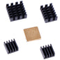 5pcs/set For Raspberry Pi Heatsink Kit Copper Aluminum Heatsink Cooling Cooler For Raspberry Pi 3 Pi 2 Pi 4 Model B+