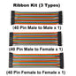 Dupont Cable Ribbon Jumper Wire Kit 10cm 20cm 30cm Male Female 24AWG Copper Line Set for DIY Arduino Breadboard PCB