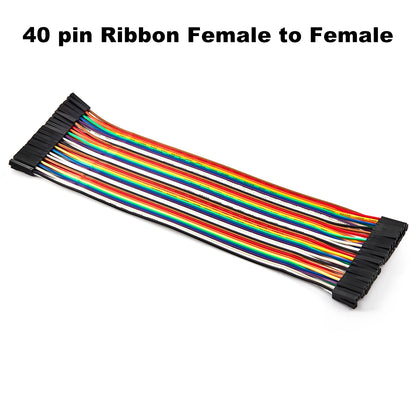 Dupont Cable Ribbon Jumper Wire Kit 10cm 20cm 30cm Male Female 24AWG Copper Line Set for DIY Arduino Breadboard PCB