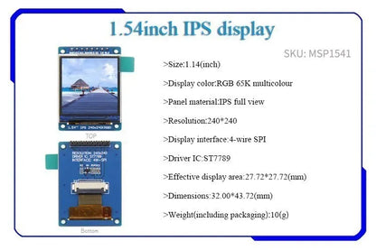  0.96/1.14/1.28/1.3/1.54/1.69/1.9/2.0 inch IPS TFT LCD OLED Display Module for  ardunio raspberry pi  stm