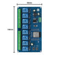 ESP32 WIFI Bluetooth BLE 8 Channel Relay Module ESP32-WROOM Development Board DC5-30V Power Supply