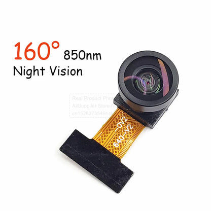 New OV2640 Camera Module for ESP32 CAM 2.4G Wifi Module 200 222 30 45 120 160 Degrees 850nm Night Vision DVP 24PIN Night Vision