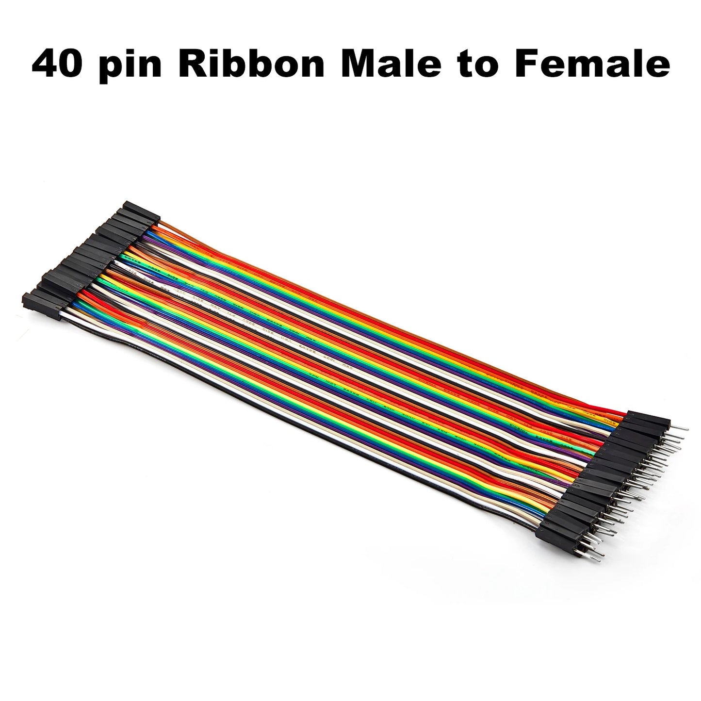 Dupont Cable Ribbon Jumper Wire Kit 10cm 20cm 30cm Male Female 24AWG Copper Line Set for DIY Arduino Breadboard PCB