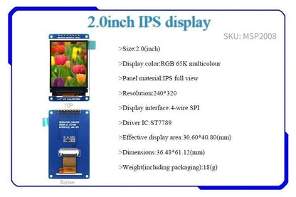  0.96/1.14/1.28/1.3/1.54/1.69/1.9/2.0 inch IPS TFT LCD OLED Display Module for  ardunio raspberry pi  stm