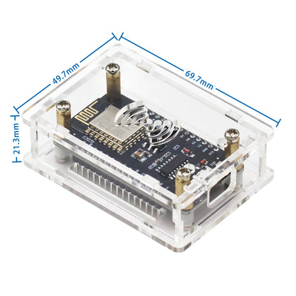 NodeMcu Lua 2102 340G ESP-32 iot Development Board Transparent acrylic protective shell