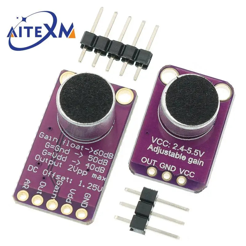 Sound Sensor Module Sound Control Sensor MAX4466 MAX9814 Switch Detection Whistle Switch Microphone Amplifier For Arduino