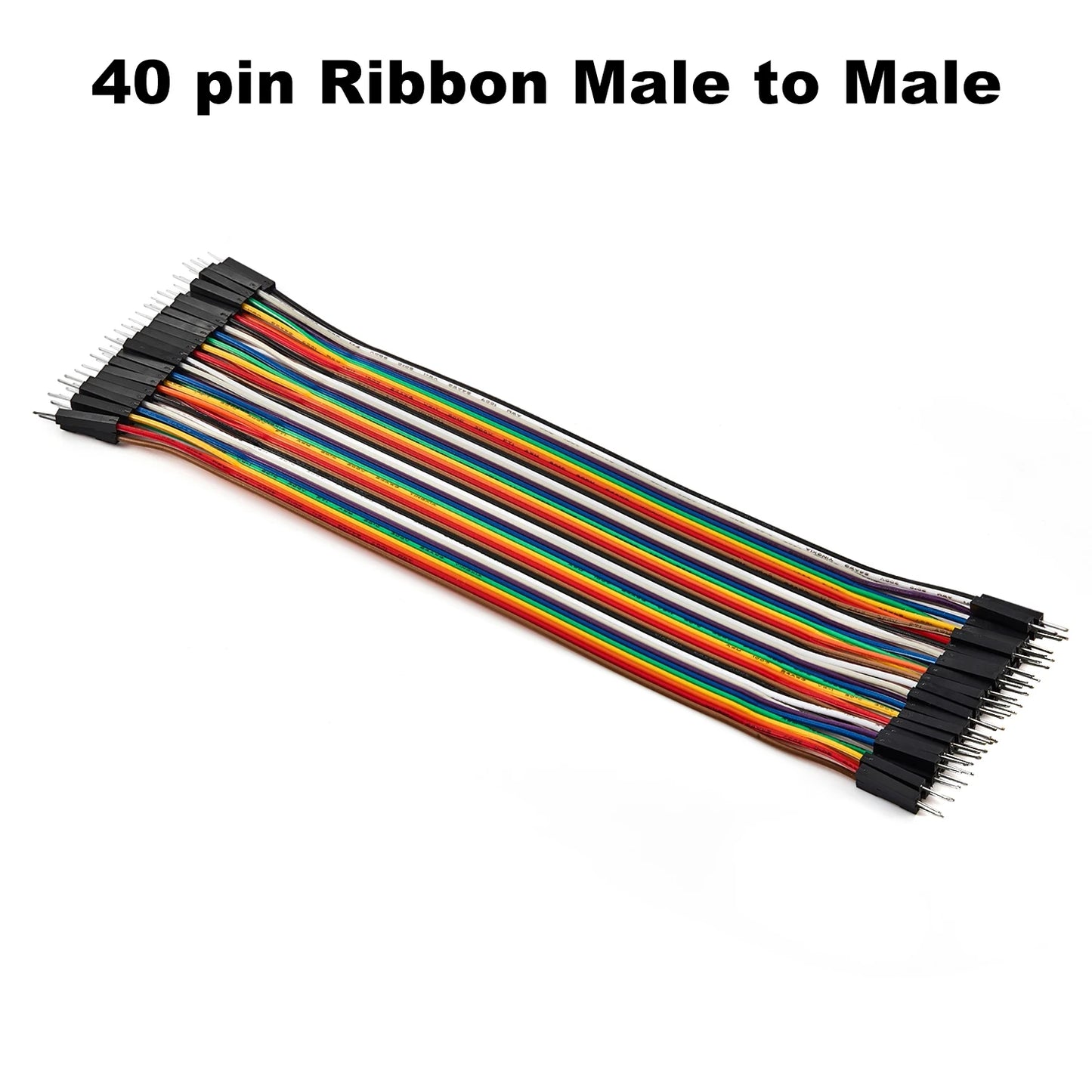 Dupont Cable Ribbon Jumper Wire Kit 10cm 20cm 30cm Male Female 24AWG Copper Line Set for DIY Arduino Breadboard PCB