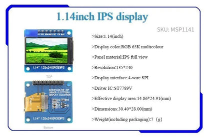  0.96/1.14/1.28/1.3/1.54/1.69/1.9/2.0 inch IPS TFT LCD OLED Display Module for  ardunio raspberry pi  stm