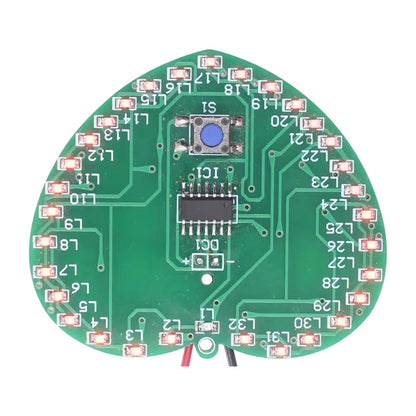 DIY Electronic Kit SMD LED Microcontroller Flashing Light Module Component Welding Board Soldering Project Practice Suite