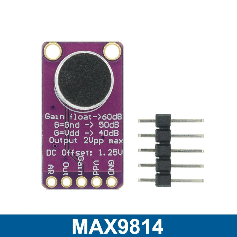 Sound Sensor Module Sound Control Sensor MAX4466 MAX9814 Switch Detection Whistle Switch Microphone Amplifier For Arduino