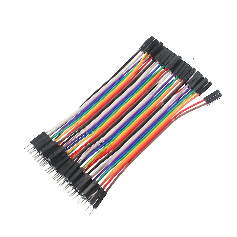 400-Point Breadboard Kit with Dupont Cable and Jumper Wire, 10CM 40 Pin Cables Male-to-Male, Male to Female, Female to Female, f