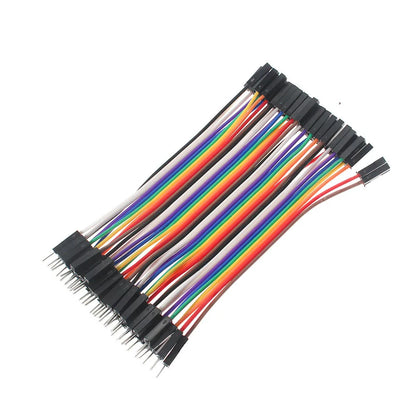 400-Point Breadboard Kit with Dupont Cable and Jumper Wire, 10CM 40 Pin Cables Male-to-Male, Male to Female, Female to Female, f