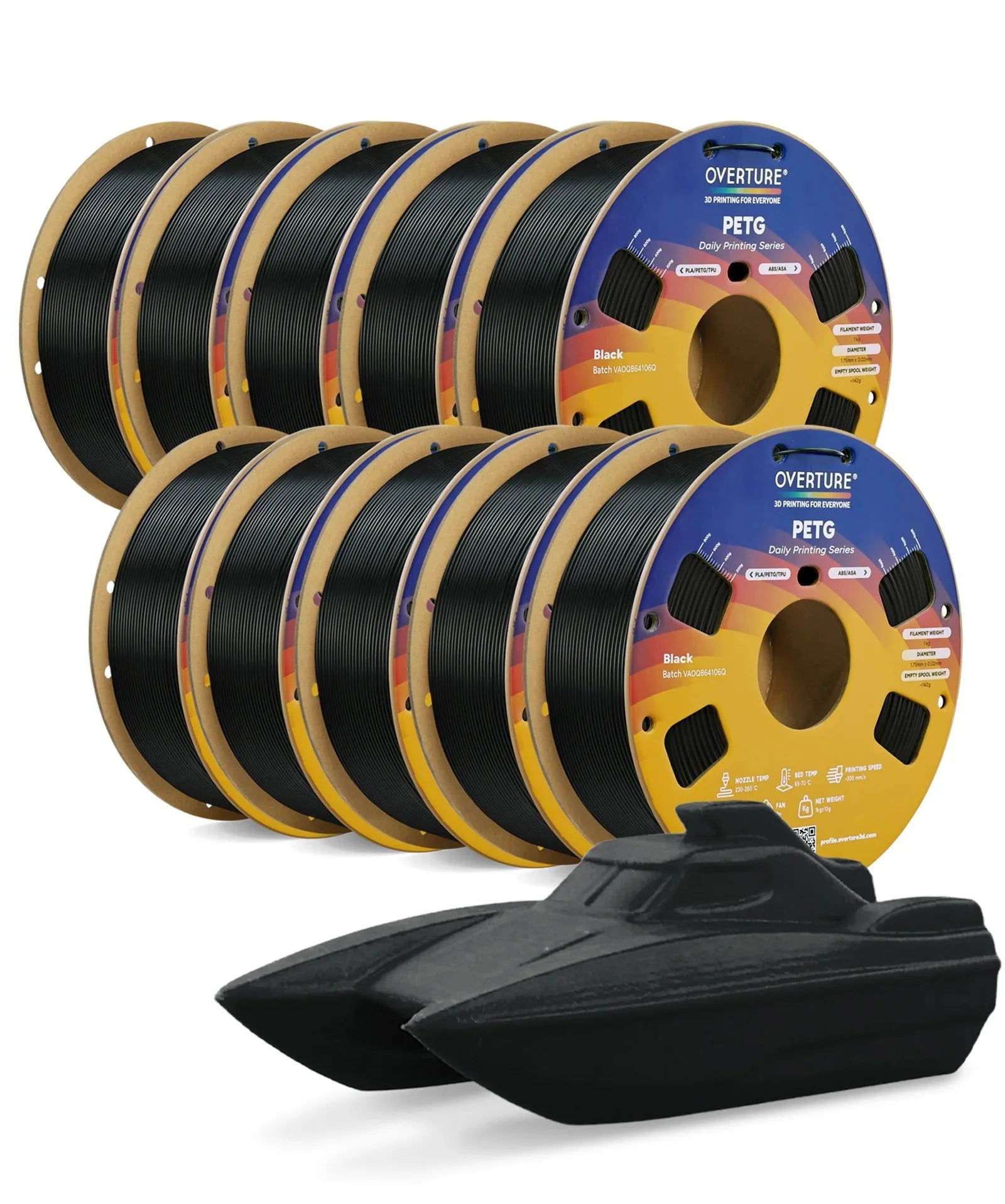Studio High Speed PETG 3D Printer Filament 1.75mm - 10 Pack